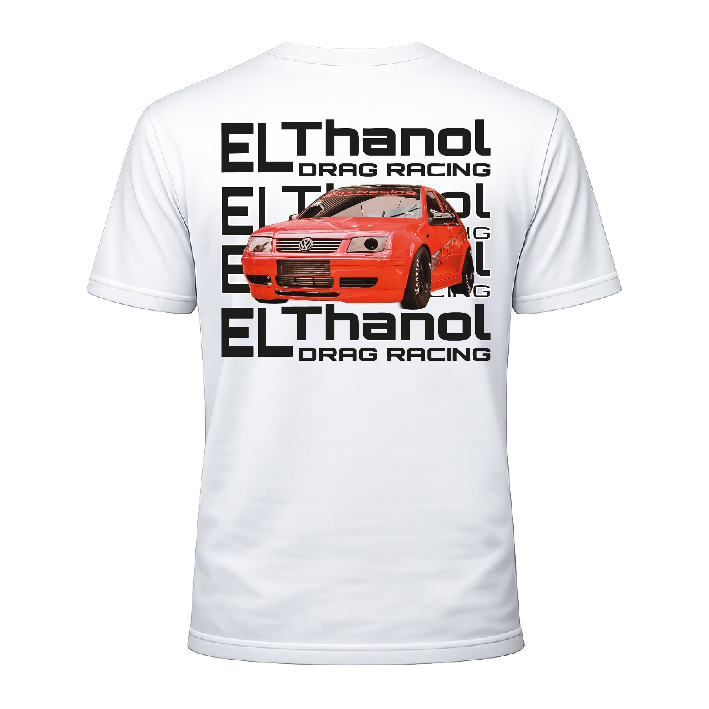 Elthanol Drag Racing T-Shirt – Bora weiß
