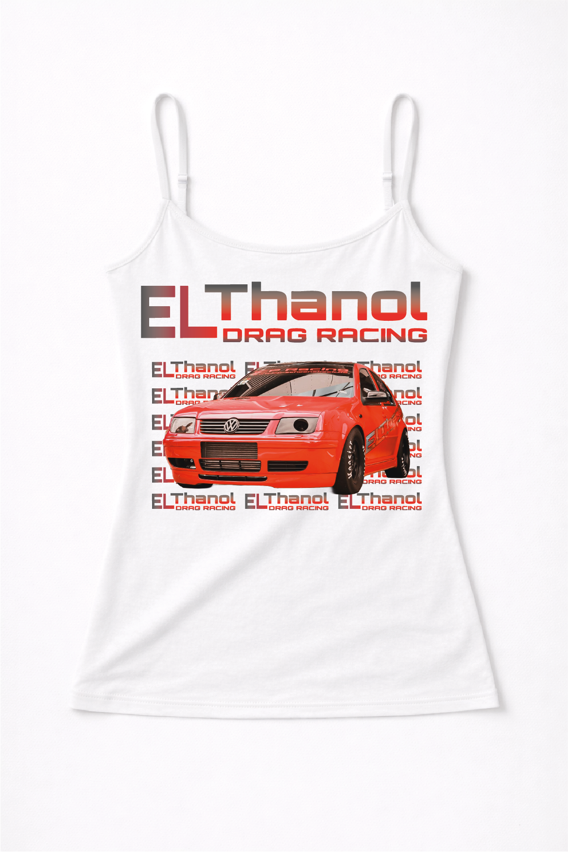 Trägershirt - Weiß